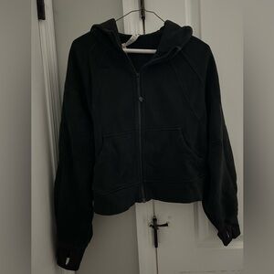Black lululemon zip up hoodie
